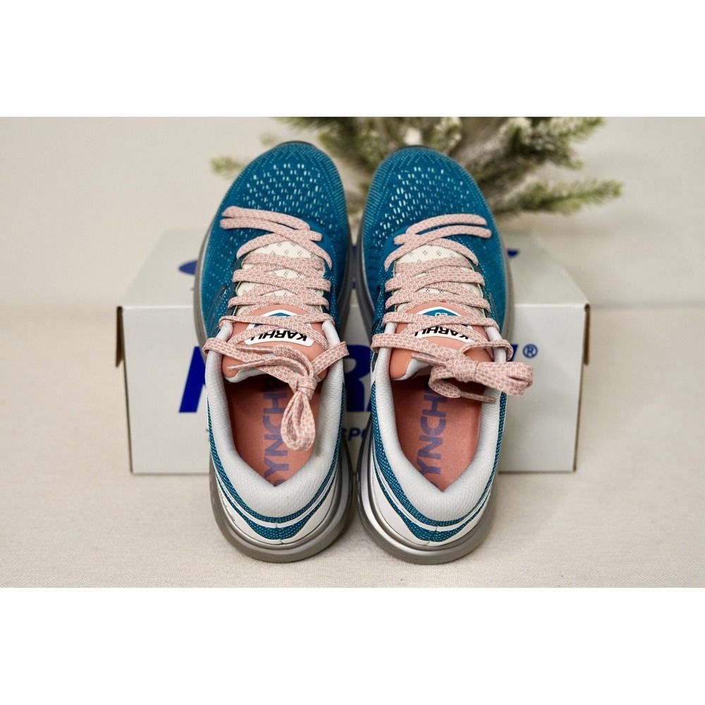 NEW Karhu Synchron 2.0 Running Shoes | 7M Blue & Rose Tan | $170.00 MSRP - Picture 7 of 13